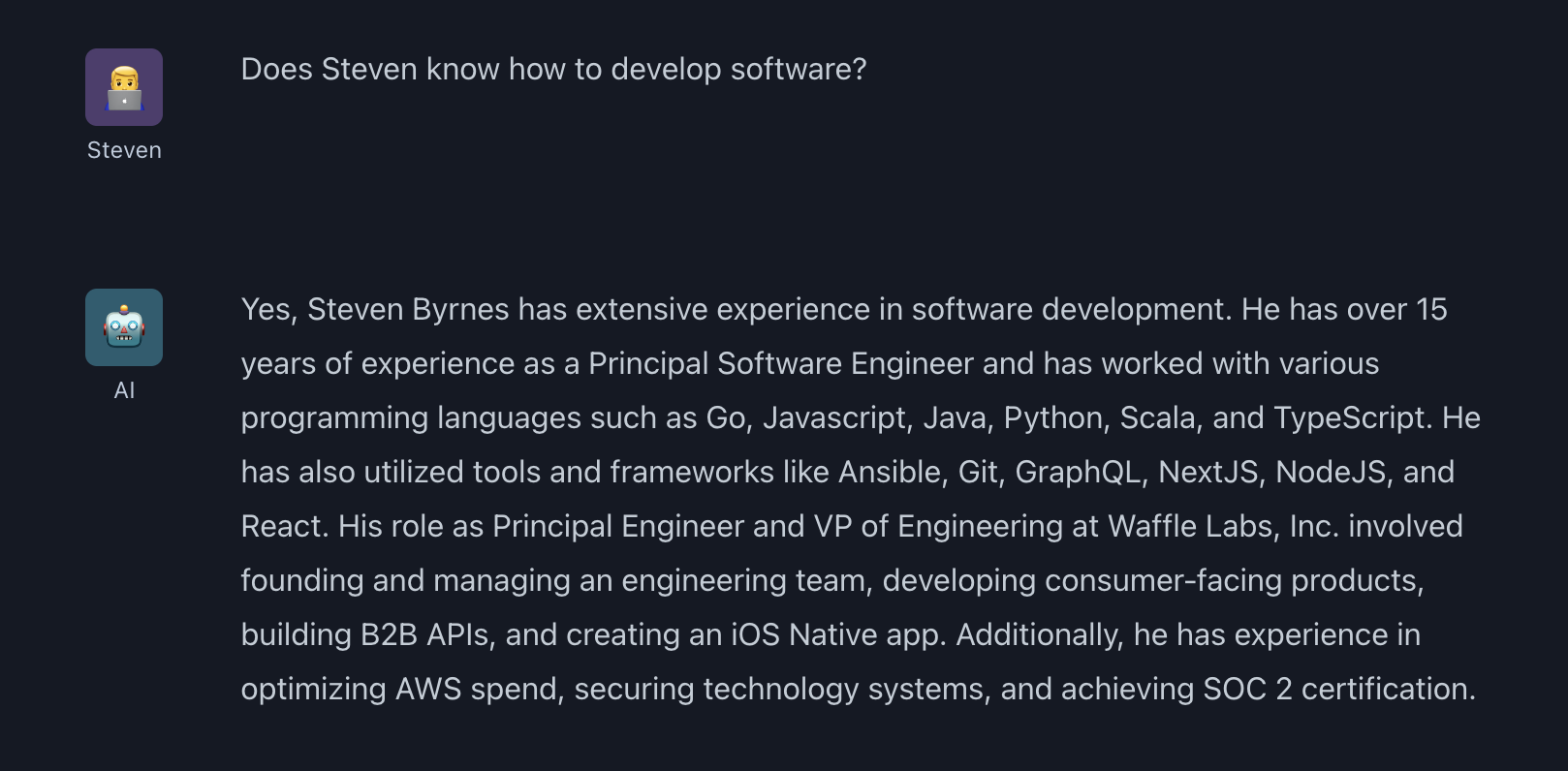 Do I know how to write software?